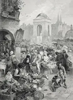 La fontaine des innocents au 18 Siecle