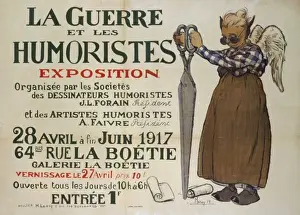 Guerre Prints: La guerre et les humoristes. Exposition