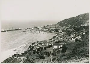 Venezuela Prints: La Guiara (Guayra), Venezuela - Harbour Panorama