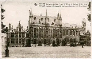 Lhotel Prints: La Justice de Paix, lHotel de Ville & La Basillique du St Sa