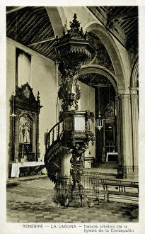 Archipelago Collection: La Laguna - Artistic details in the Church of the Conception