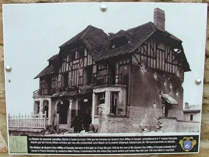 Images Dated 14th March 2019: la Maison Queens Own Rifles of Canada D Day 6 June