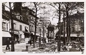 La Place du Tertre, Montmartre, Paris