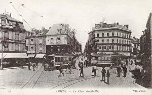 Images Dated 26th February 2019: La Place Gambetta, Amiens, France