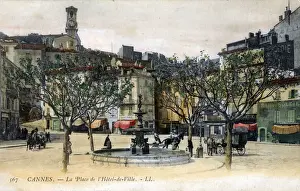 La Place de L Hotel de Ville - Cannes, France