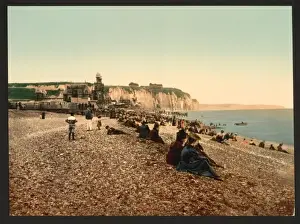 Plage Prints: La plage et le casino, Dieppe, France
