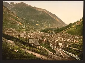 From La Railliere (i. e. Raillere), Cauterets, Pyrenees, Fra