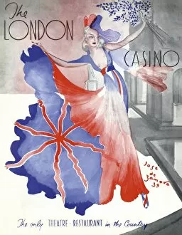 Images Dated 20th December 2011: La Revue du Bal Tabarin at the London Casino