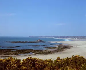 Channel Prints: La Rocco Tower, Saint Ouens Bay, Jersey, Channel Islands