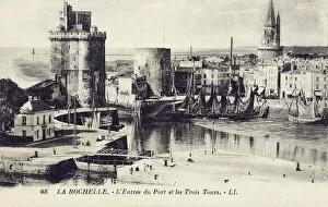 Rochelle Gallery: La Rochelle, France - Port Entrance and the Three Towers