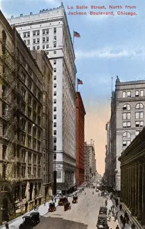 La Salle Street, Chicago, Illinois, USA