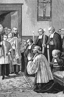 Images Dated 22nd March 2011: LA Salles Last Prayer