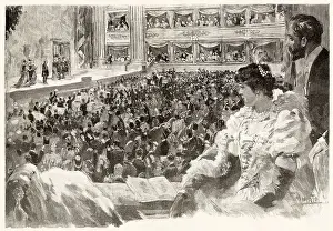 LA SCALA, MILAN First night performance of Verdi's Falstaff Date: 1893
