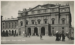 Images Dated 4th April 2012: La Scala opera house in Milan