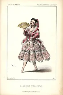Senora Prints: La Senora Perea Nena at the Gymnase Dramatique
