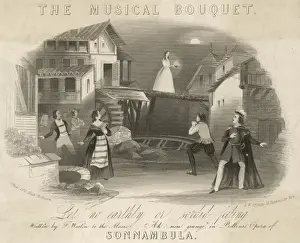 1831 Prints: LA SONNAMBULA