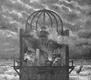 Frenchmen Collection: La Tour de Feu, opera by Sylvio Lazzari. Scenery