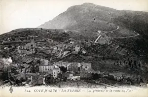 Winding Prints: La Turbie, Cote d Azur, Southern France
