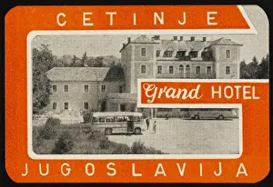Exists Prints: Label Cetinje Hotel