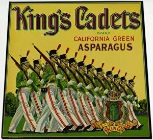 Asparagus Collection: Label design, Kings Cadets Asparagus