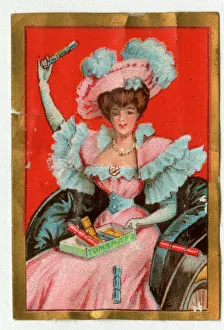 Images Dated 23rd December 2016: Label design, Tom Smiths Christmas Crackers