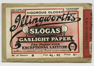 Illingworth Prints: Label on an envelope, Illingworths photographic paper