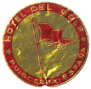 Label, Hotel Del Golf, Puigcerda, Catalonia, Spain