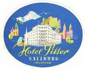 Images Dated 23rd September 2011: Label, Hotel Pitter, Salzburg, Austria