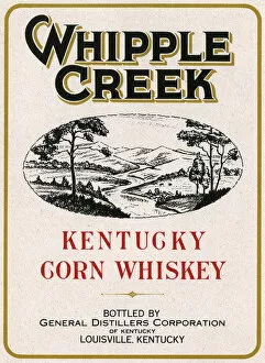 Brand Gallery: Label for Whipple Creek, Kentucky Corn Whiskey