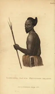 Shoberl Prints: Labeleoa, Chief of the Utrik Atoll, Marshall Islands