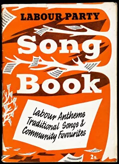 Images Dated 11th January 2018: Labour Party Song Book