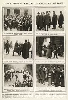 Strikers Collection: Labour unrest in Glasgow