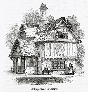 Images Dated 4th December 2019: Labourers cottage near Penshurst, Tonbridge, Kent