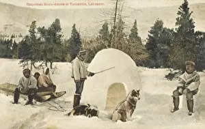 Husky Prints: Labrador Eskimo Snow-house