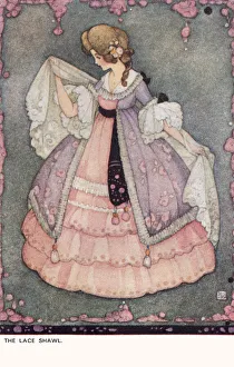 Delicate Prints: Lace shawl