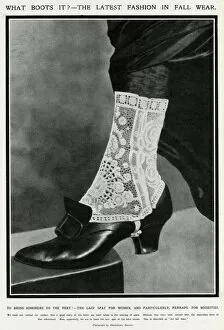 Lace spat for women 1913