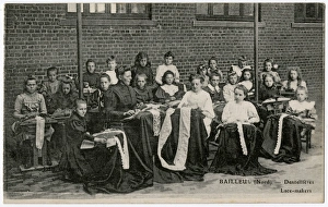 Artisan Collection: Lacemaking at Bailleau, Nord department, Northern France