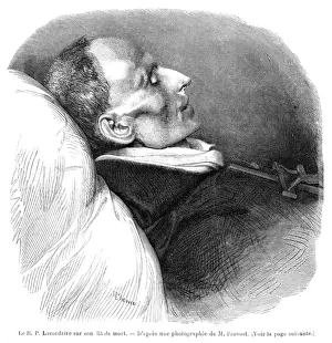 Deathbed Prints: Lacordaire Deathbed