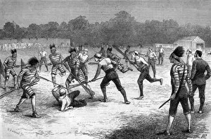 Images Dated 29th January 2018: LACROSSE IN BELFAST 1876