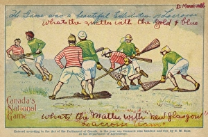 Images Dated 15th May 2012: Lacrosse, Canadas National Game