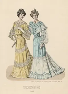 Flounces Prints: Lacy Dresses 1903