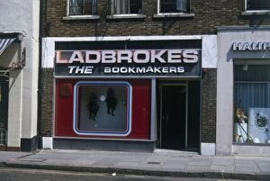 Images Dated 7th October 2011: Ladbrokes Betting Shop