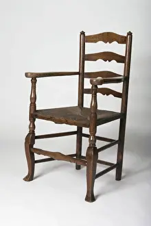 Ladder-back armchair
