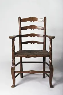 Ladder-back armchair