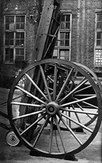 Ladder, carriage frame and runners