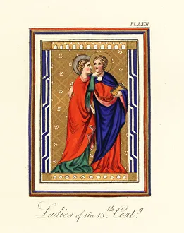Visitation Prints: Ladies of the 13th century