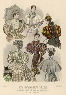Brightly Prints: SIX LADIES, 1895
