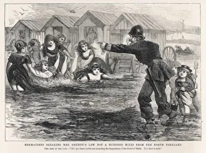 Morals Gallery: Ladies bathing at Margate, Kent