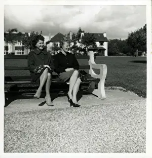 Ladies on Bench, Fawley, Hampshire