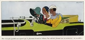 Evidently Collection: Three Ladies in a Car